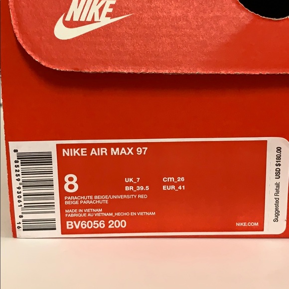 Nike Air Max 97 men size 8 denim sneakers shoes - Picture 6 of 8